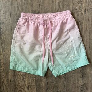 Playboy By PacSun Oil Paint Swim Trunks